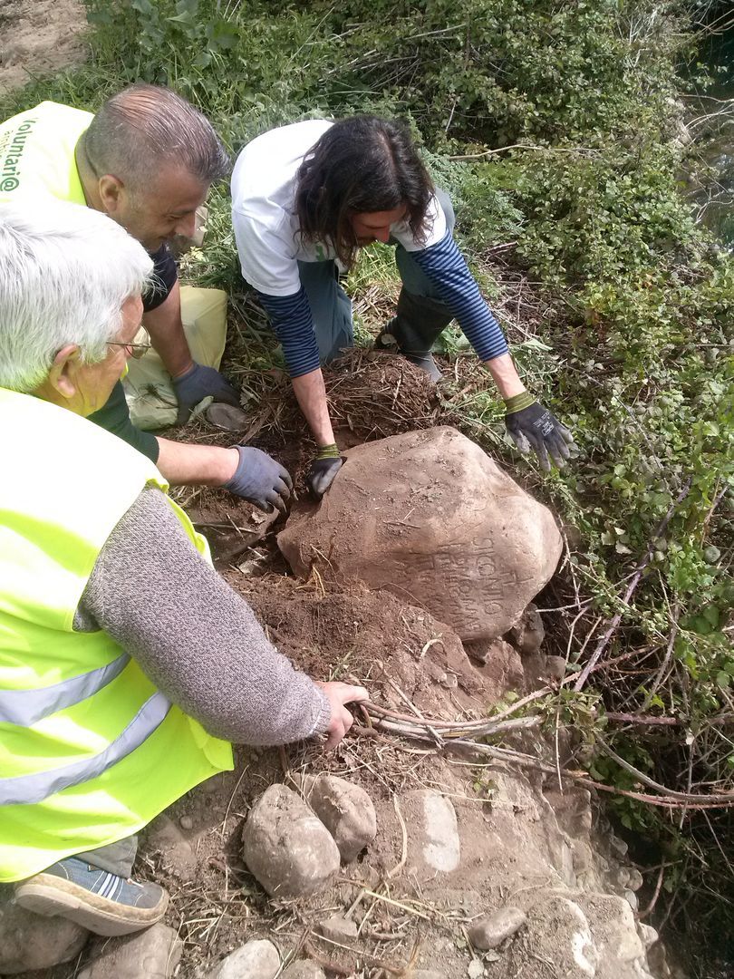 Estelas Funerarias Romanas encontradas en Fresno